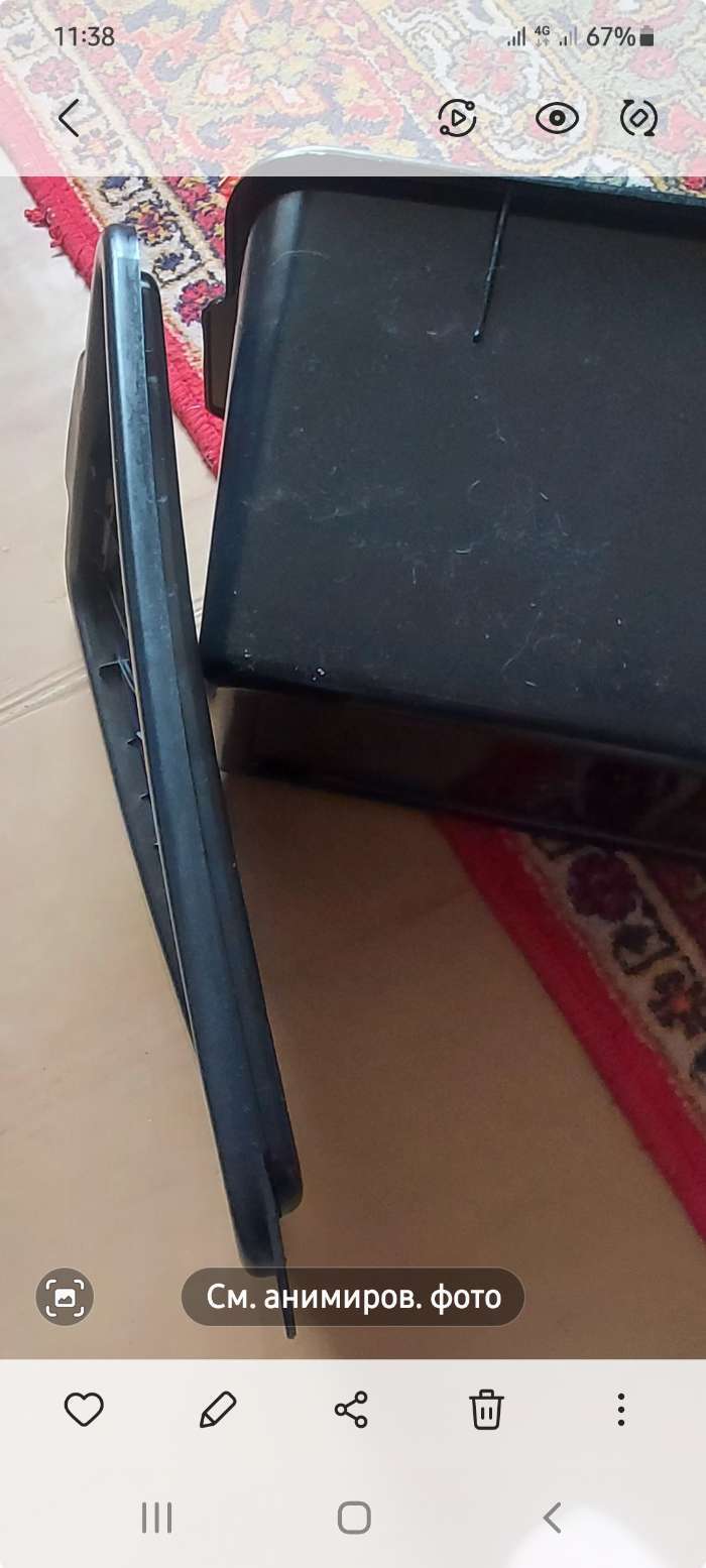 Фотография покупателя товара Контейнер для хранения с герметичной крышкой, 18 л, 36,5×26×25 см, цвет чёрный