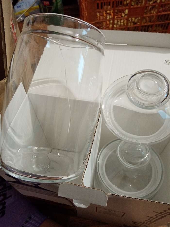 Фотография покупателя товара Набор стеклянных банок для сыпучих продуктов Cesni, 1,1 л, 2 шт - Фото 18