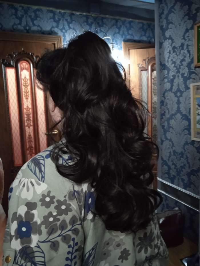 Фотография покупателя товара Хвост накладной, волнистый волос, на крабе, 40 см, 150 гр, цвет чёрный(#HTY4В)