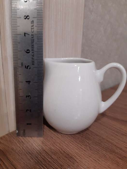 Фотография покупателя товара Сливочник «Бельё», 50 мл, фарфор, белый - Фото 1