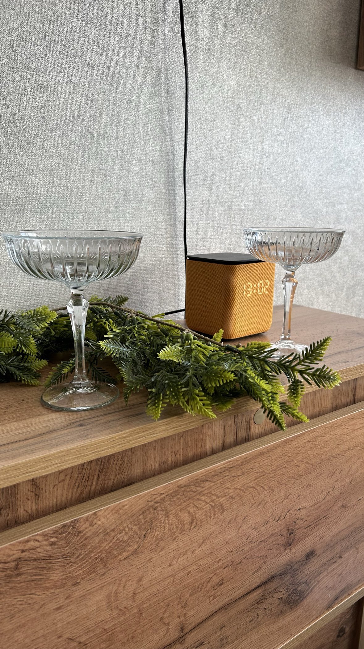 Фотография покупателя товара Ветка декоративная новогодняя, 62 см - Фото 2