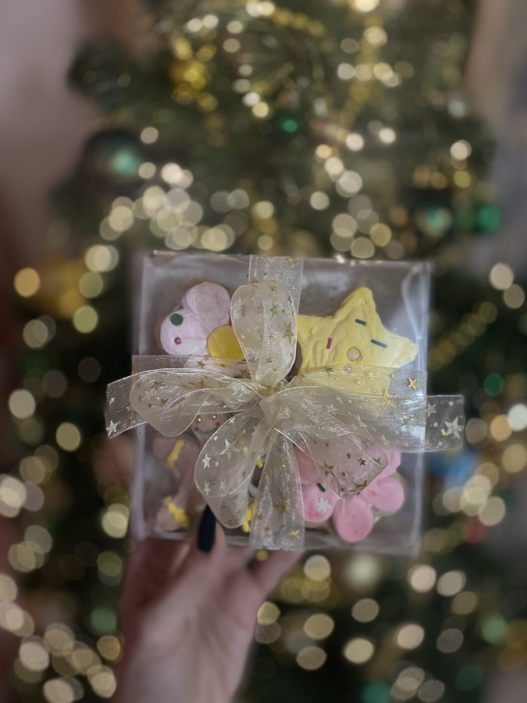 Фотография покупателя товара Коробка для печенья «С Новым годом», 15×15×3 см - Фото 1