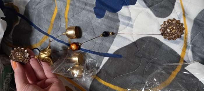 Фотография покупателя товара Музыка ветра «Солнце», 3 колокольчика, 35 см - Фото 6