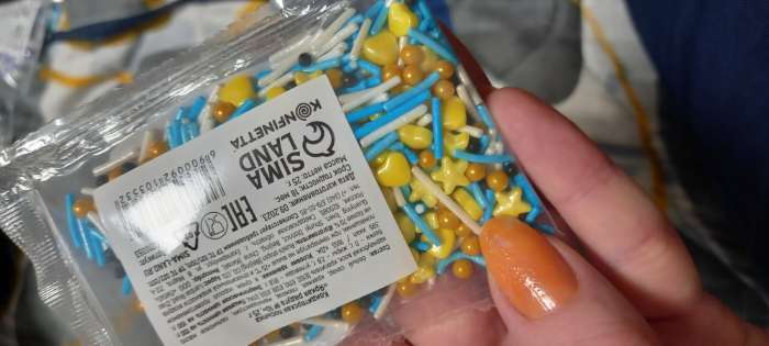 Фотография покупателя товара УЦЕНКА Кондитерская посыпка «Нежный перламутр №4», 25 гр - Фото 8