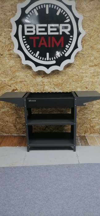 Фотография покупателя товара Мангал Family Standart FS2000, 133.2×39.4×77.4 см, 2 мм, боковые столики, полка - Фото 1