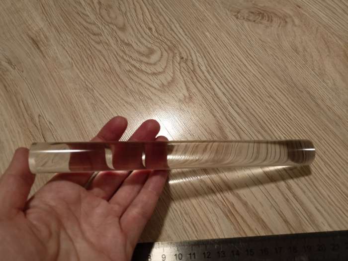 Фотография покупателя товара Скалка акриловая для творчества - Фото 2