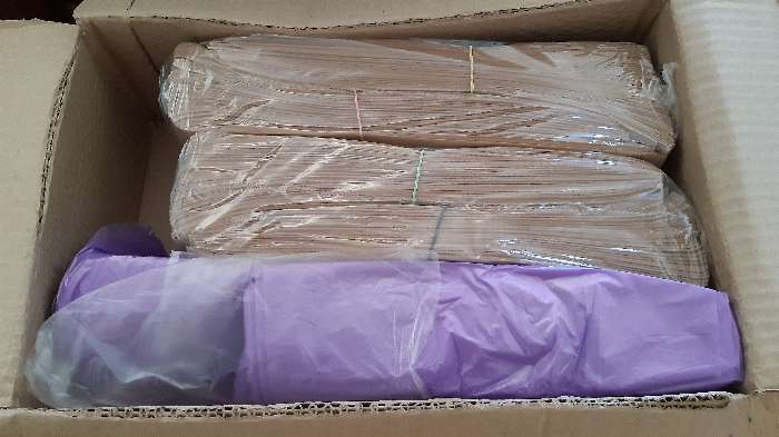Фотография покупателя товара Пакет "Фиолетовый", полиэтиленовый, майка, 25 х 45 см, 10 мкм - Фото 3