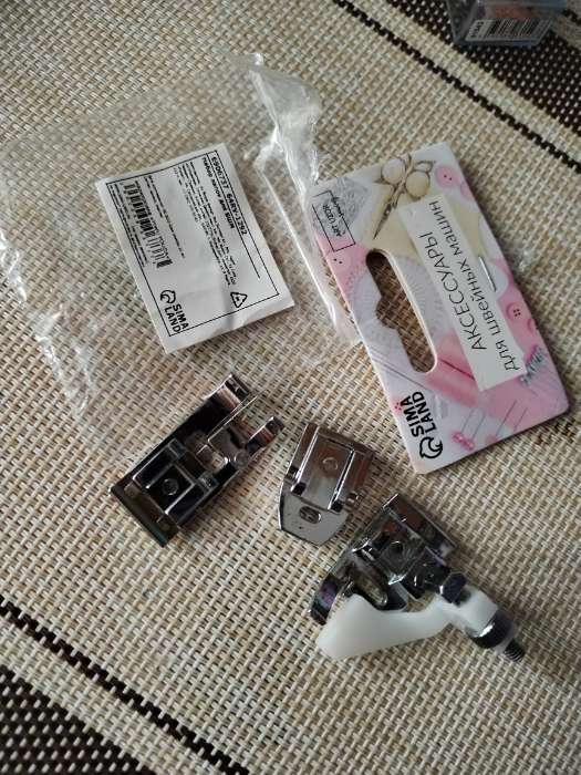 Фотография покупателя товара Набор лапок для швейной машины, 3 шт. - Фото 1