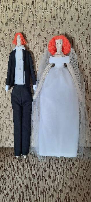 Фотография покупателя товара Свадебные куклы Mr&Mrs, набор для шитья, 18 × 22 × 3.6 см - Фото 3