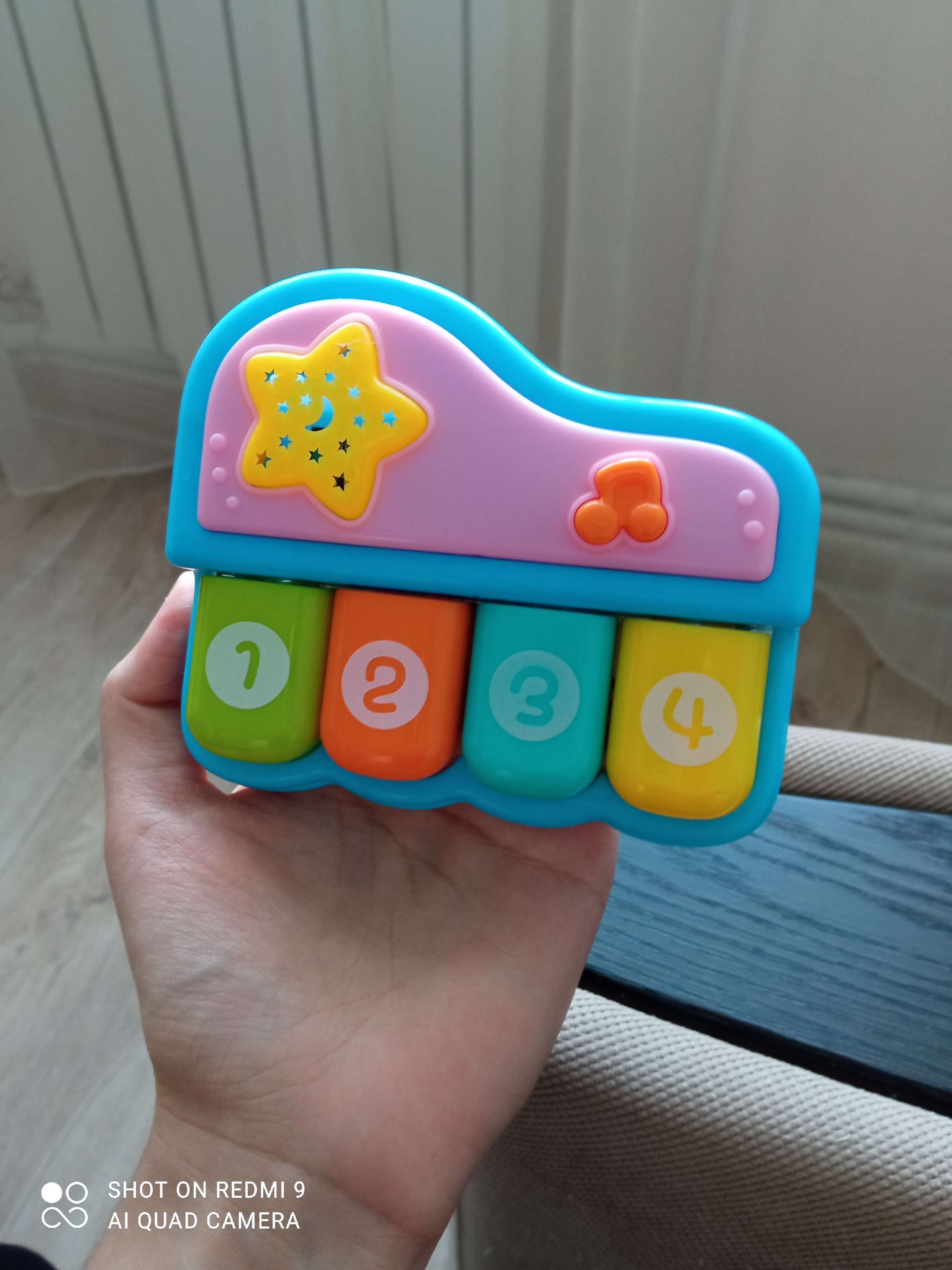 Фотография покупателя товара Музыкальная игрушка «Пианино», световые и звуковые эффекты - Фото 7