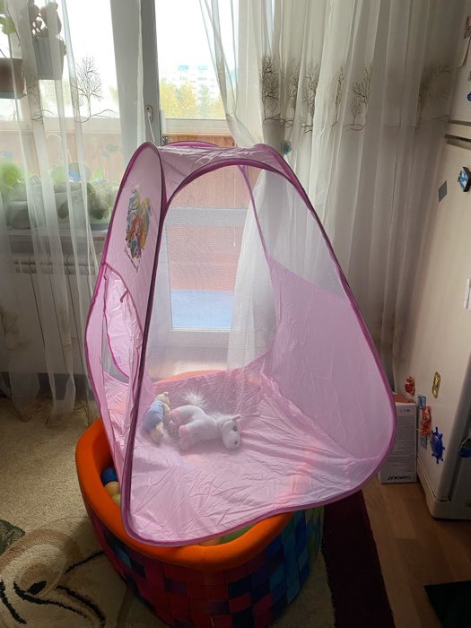 Фотография покупателя товара Палатка детская игровая "Милая принцесса" Принцессы - Фото 1