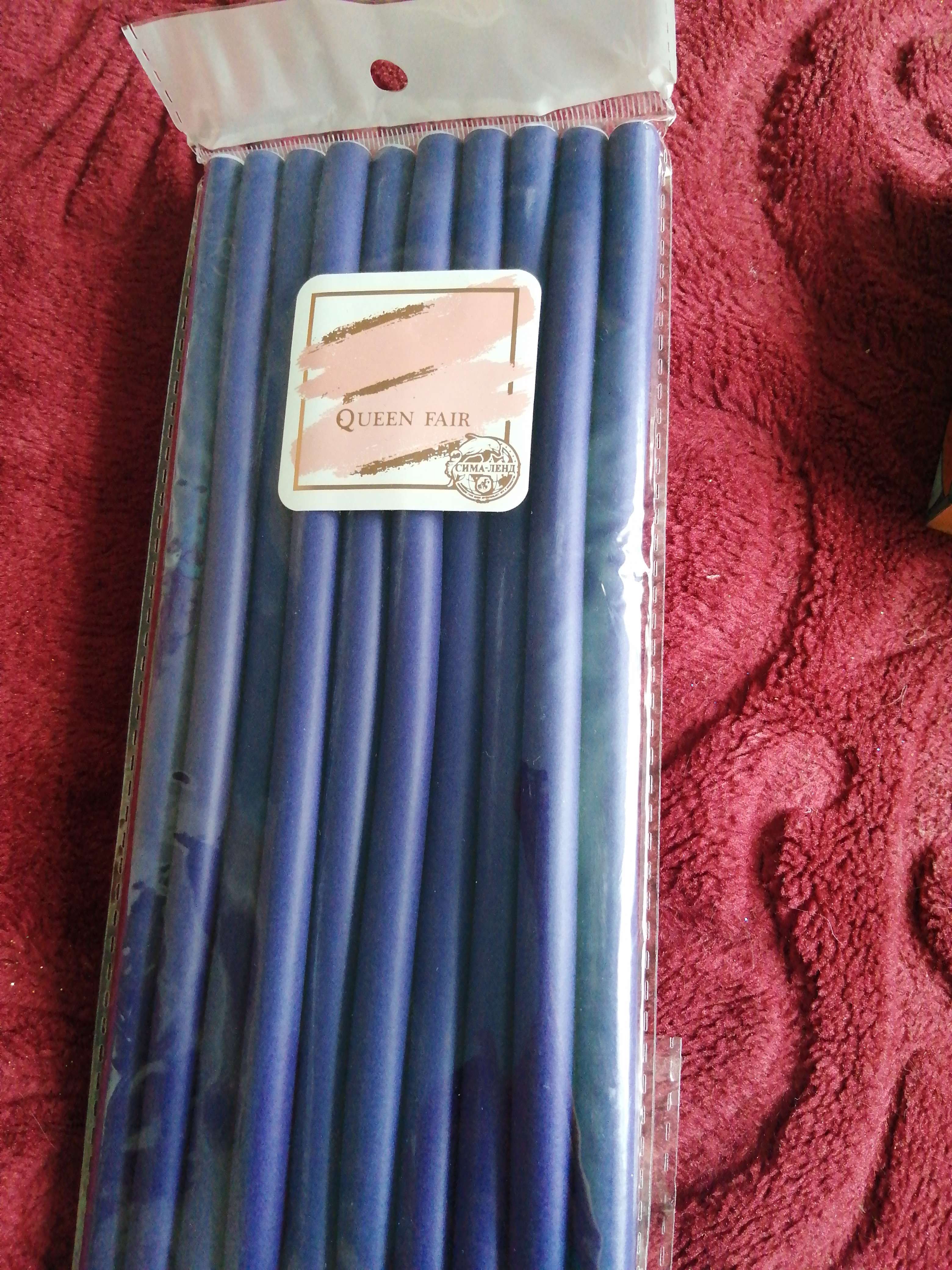 Фотография покупателя товара Бигуди «Бумеранг», d = 1 см, 24 см, 10 шт, цвет МИКС - Фото 1