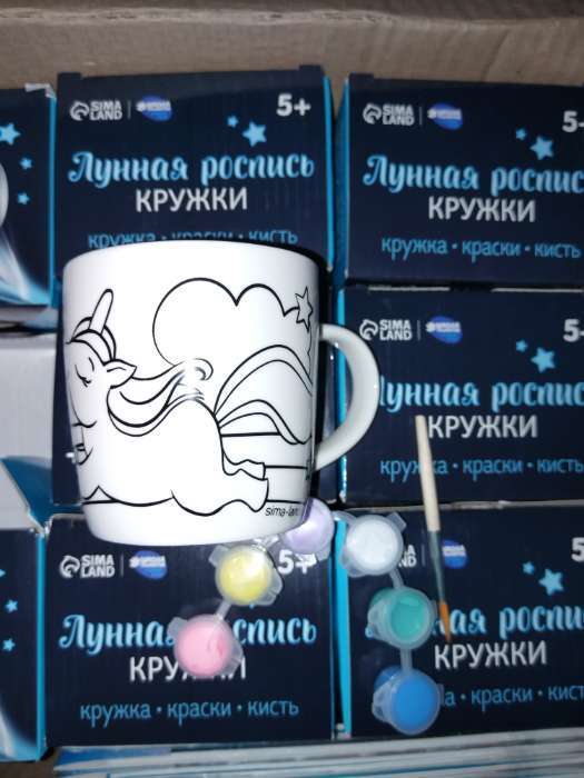 Фотография покупателя товара Лунная роспись кружки «Сияй» Волшебный единорог 300 мл - Фото 1