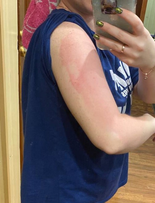 Фотография покупателя товара Гель для душа, 100 мл, аромат яблочного пирога, Чистое счастье - Фото 1