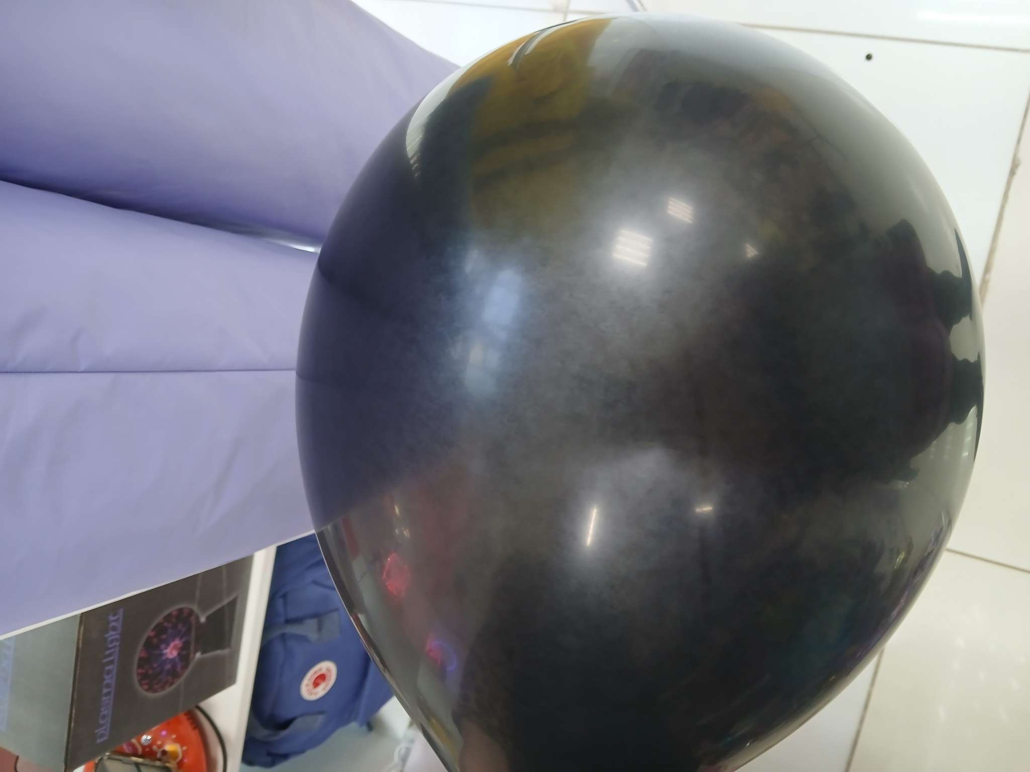 Фотография покупателя товара Воздушные шары латексные 12", пастель, 100 шт., чёрные - Фото 4