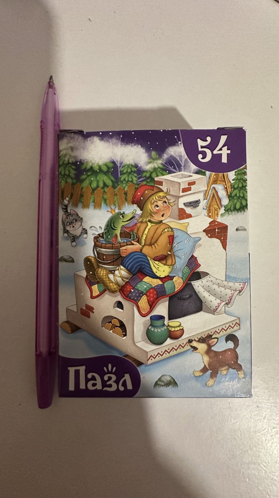 Фотография покупателя товара Пазлы детские сказки «Курочка Ряба», 54 элемента - Фото 1