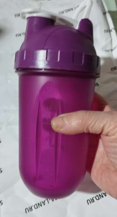 Фотография покупателя товара Шейкер «Мастер К» Best спортивный для коктейлей, 500 мл, с поильником, 19.5×10 см, чёрный - Фото 2