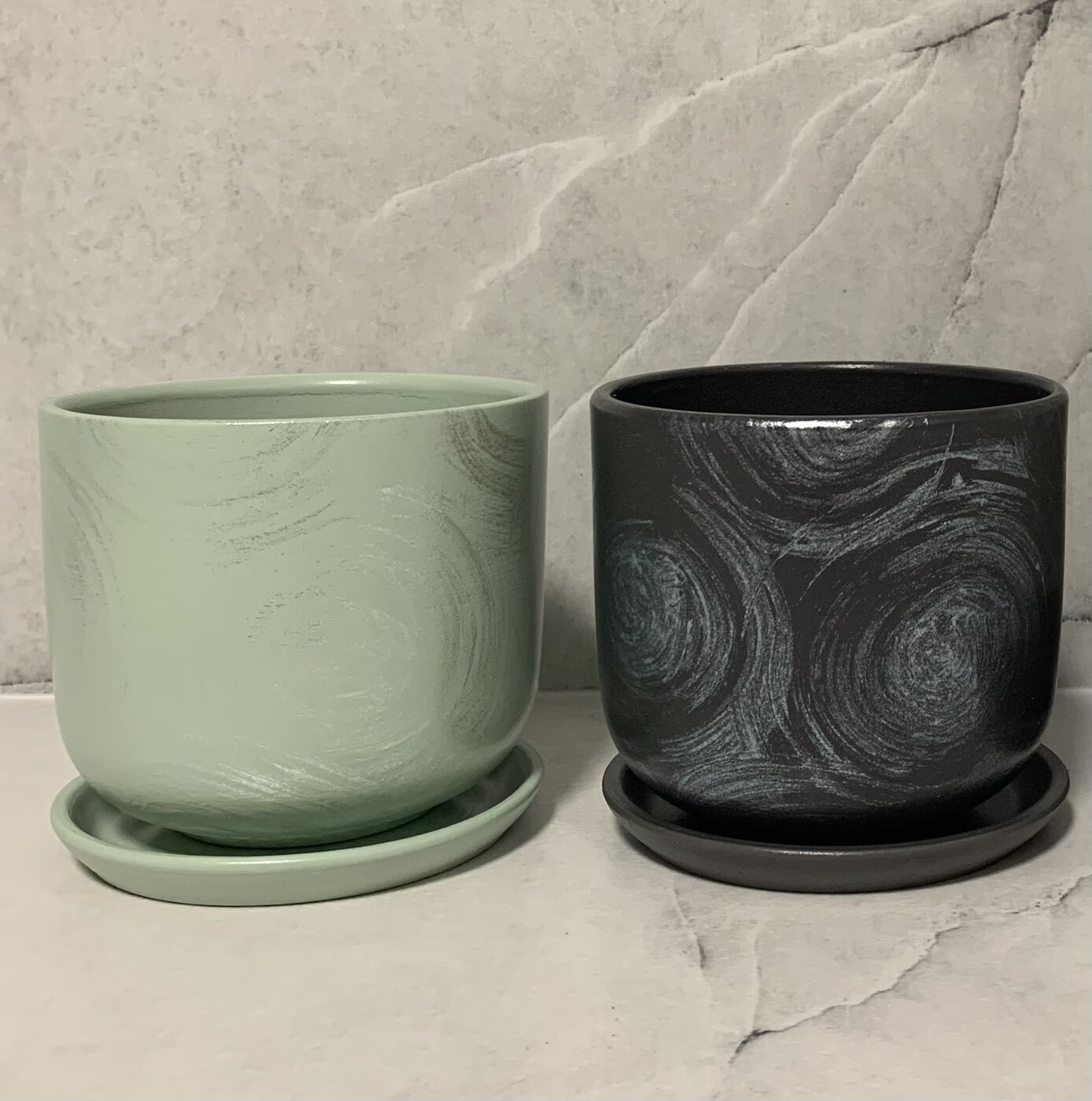 Фотография покупателя товара Горшок цветочный Орион белый 0.8 л - Фото 3