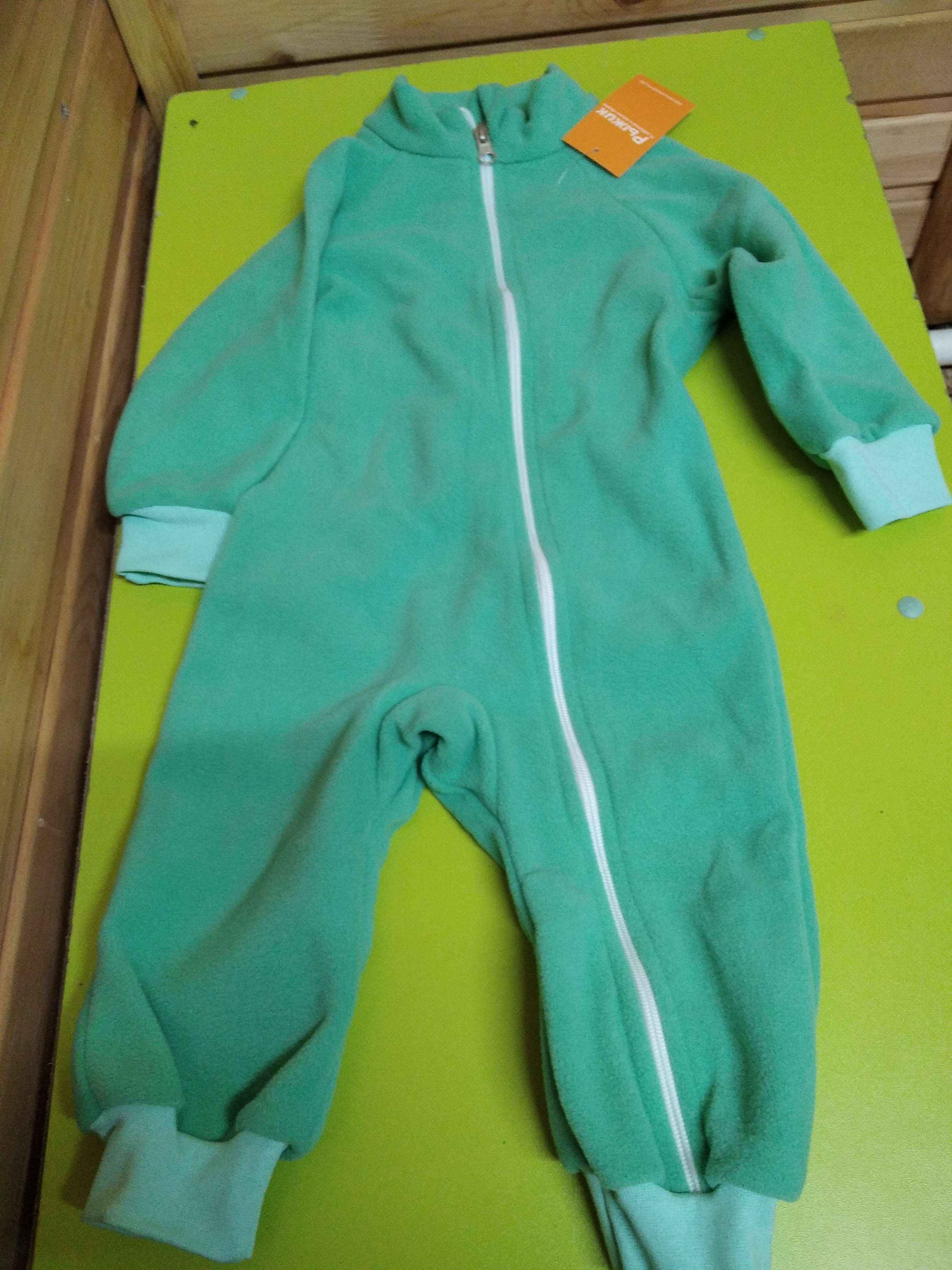 Фотография покупателя товара Комбинезон детский, цвет мятный, рост 104-110 см - Фото 12