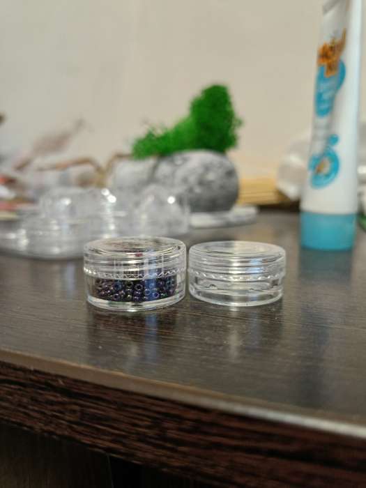 Фотография покупателя товара Органайзер для хранения мелочей, 12 баночек, 12×9×2 см, d=2.8×1.5 см, 4.5 мл, прозрачный - Фото 15