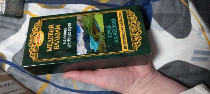 Фотография покупателя товара Медовый бальзам «Горно-Алтайский», на основе целебных трав, 250 мл - Фото 1