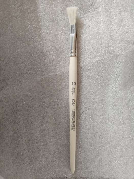 Фотография покупателя товара Кисть для рисования, коза, № 3, Calligrata, круглая, деревянная ручка - Фото 1