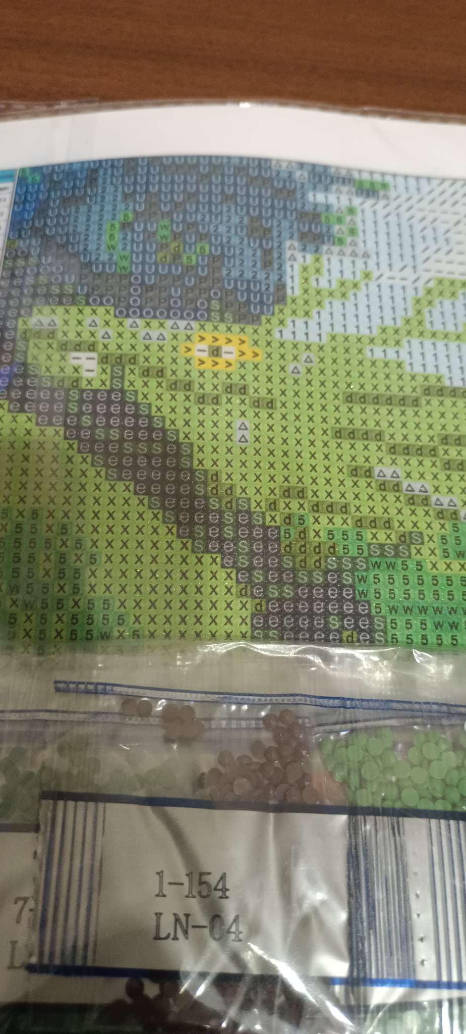 Фотография покупателя товара Алмазная мозаика с частичным заполнением на холсте «Девушка с драконом», 20×30 см - Фото 4