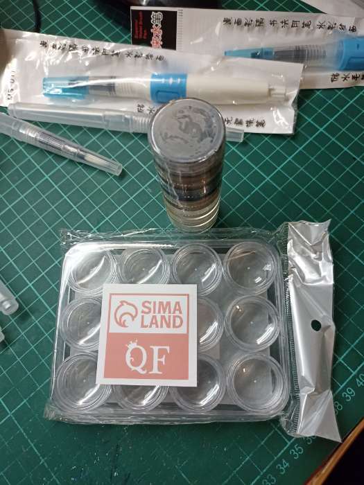 Фотография покупателя товара Органайзер для хранения мелочей, 12 баночек, 12×9×2 см, d=2.8×1.5 см, 4.5 мл, прозрачный - Фото 1