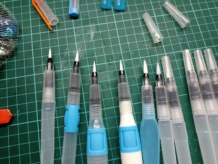Фотография покупателя товара Кисть для туши и краски размер 0.5×1.8 см, 15.5×2 см - Фото 1