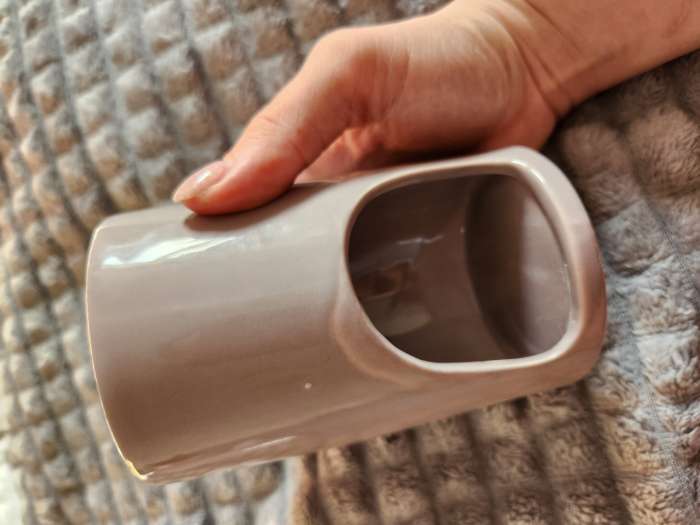 Фотография покупателя товара Аромалампа для эфирных масел «Расслабься и отдохни», керамика, 7.2×7.2×11.6 см - Фото 4