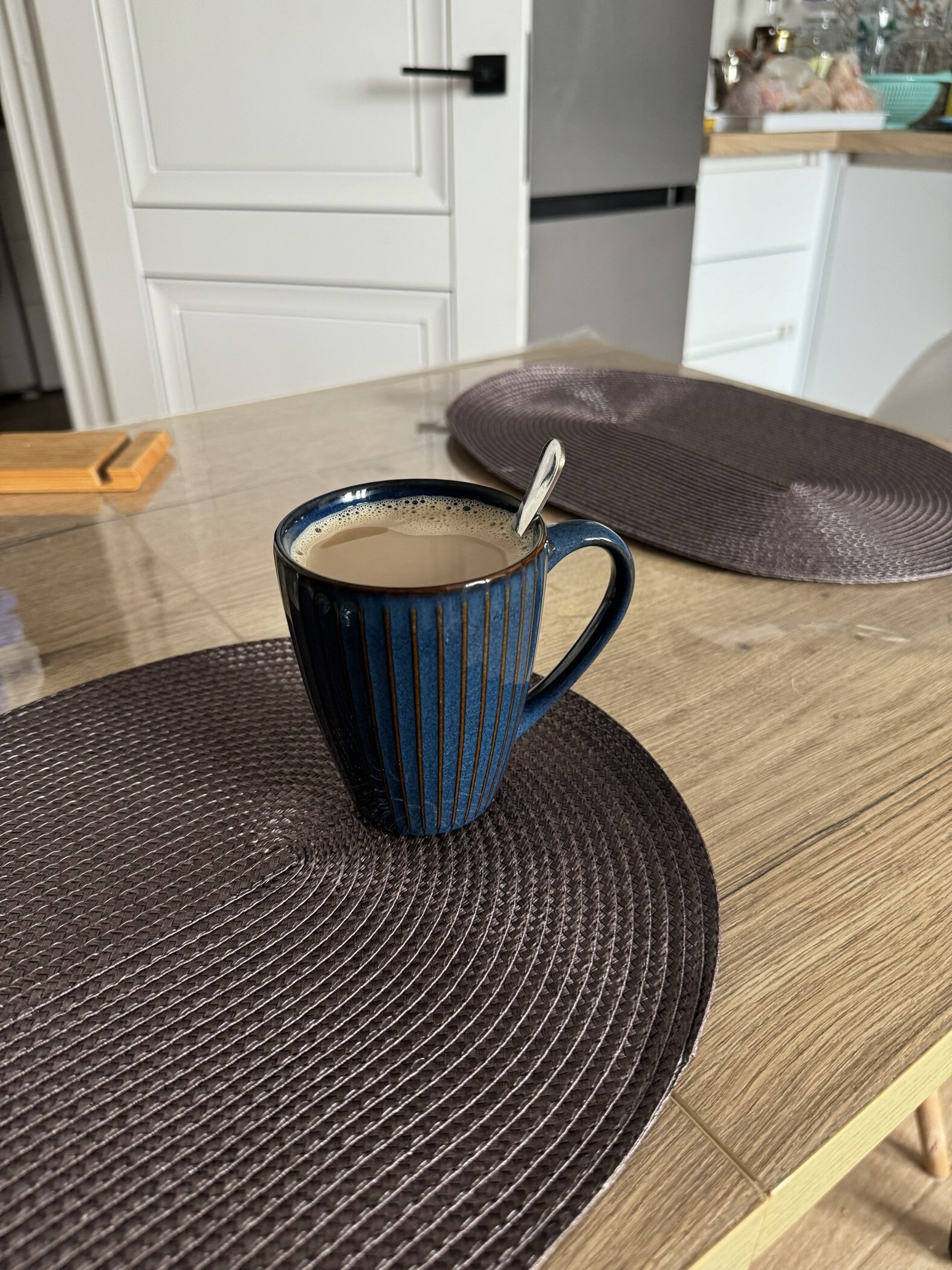 Фотография покупателя товара Салфетка сервировочная Доляна «Лофт», форма овал, 45×30 см, медная - Фото 4