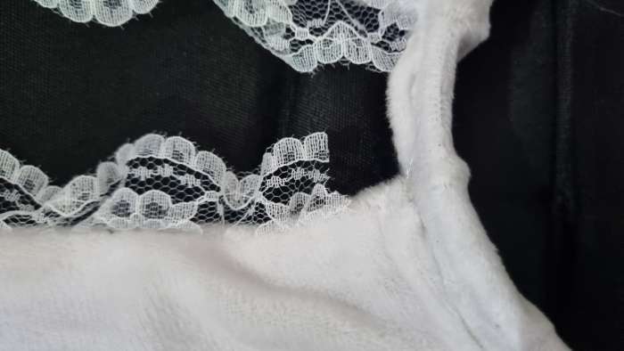 Фотография покупателя товара Карнавальный ободок «Зайка» с кружевом, МИКС - Фото 2