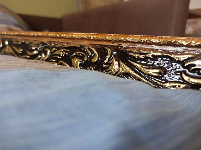 Фотография покупателя товара Рама для картин (зеркал) 60 х 80 х 4 см, дерево "Версаль", золотая - Фото 1