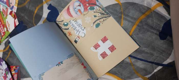 Фотография покупателя товара Книга «Волшебные новогодние открытки», 20 стр. - Фото 2