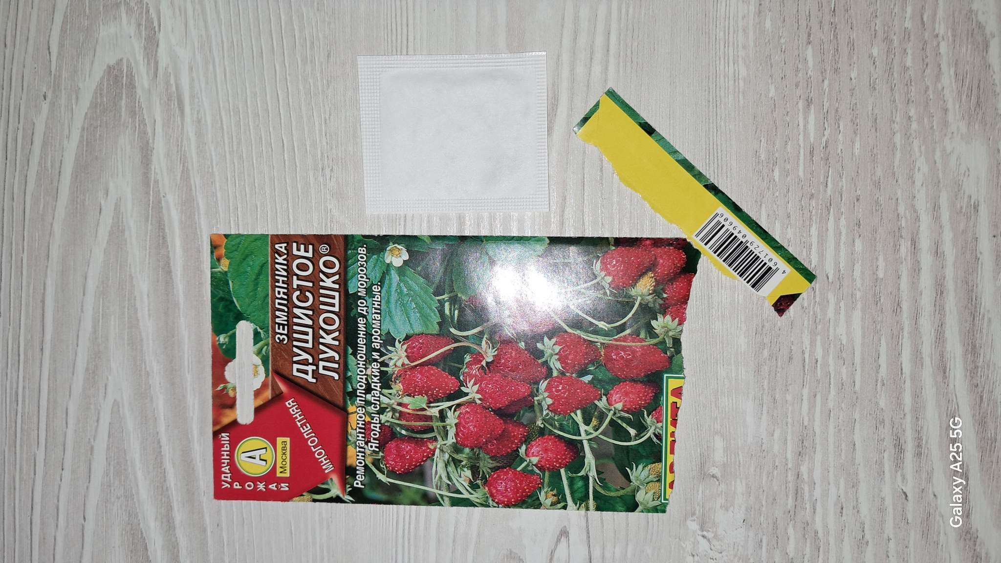 Фотография покупателя товара Семена  Земляника "Душистое лукошко" альпийская, 0,04 г - Фото 2