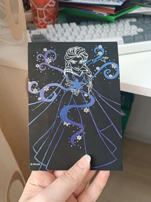 Фотография покупателя товара Гравюра детская «Холодное сердце», набор 2 шт, 10 х 15 см - Фото 3