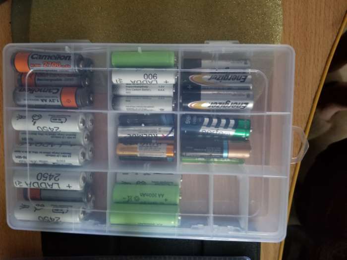 Фотография покупателя товара Органайзер для хранения мелочей, передвижные ячейки, 24 ячейки, 19.5×13.5×3.5 см, прозрачный - Фото 4