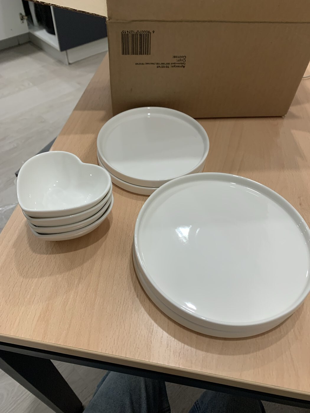 Фотография покупателя товара Тарелка Magistro Modern, d=20 см, плоская, фарфор, белая - Фото 1