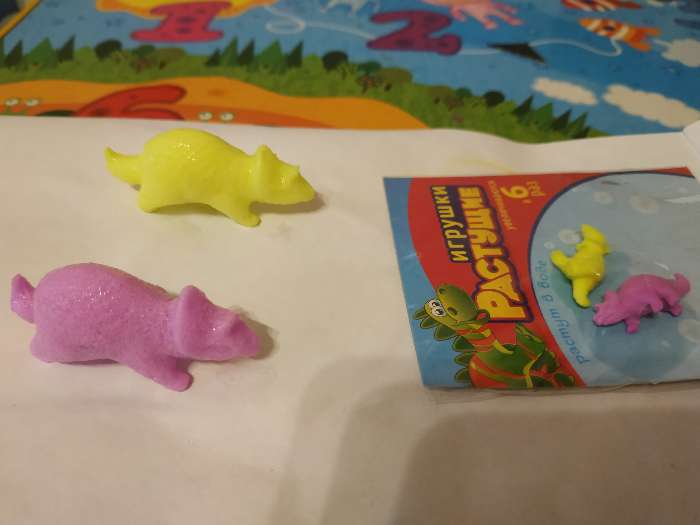 Фотография покупателя товара Детский набор для опытов «Растущие животные. Динозавры», набор 2 шт., МИКС