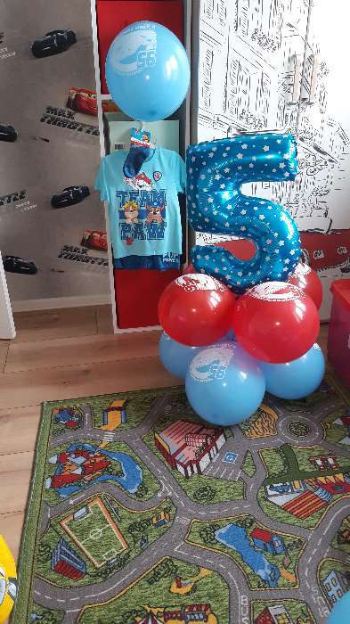 Фотография покупателя товара Воздушные шары «С Днём Рождения», Тачки, 25 шт., 12" - Фото 2