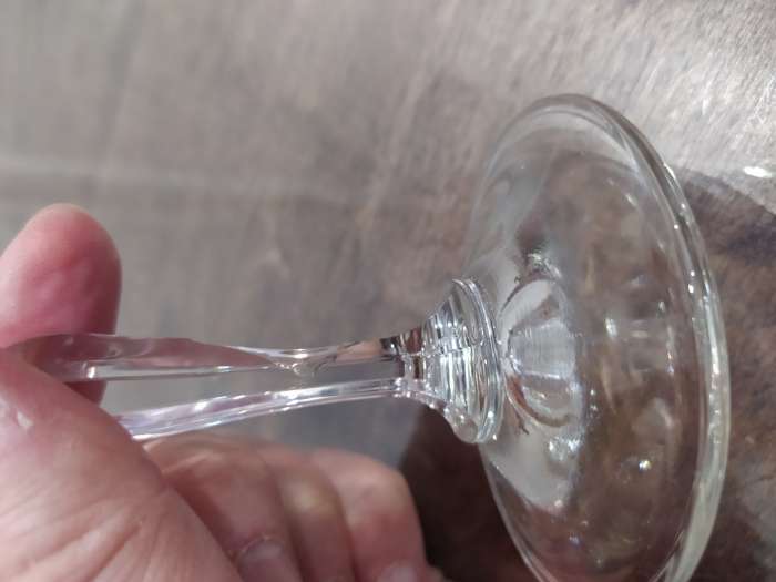 Фотография покупателя товара Набор бокалов для вина из хрустального стекла «Грация», 300 мл, 6 шт. - Фото 2