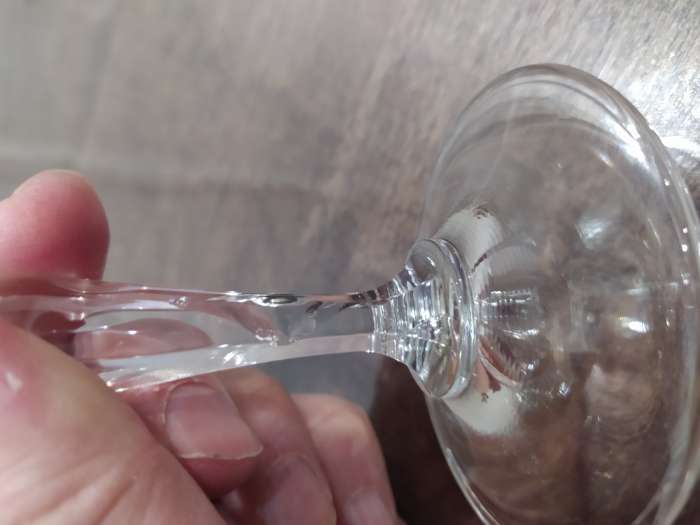 Фотография покупателя товара Набор бокалов для вина из хрустального стекла «Грация», 300 мл, 6 шт. - Фото 3