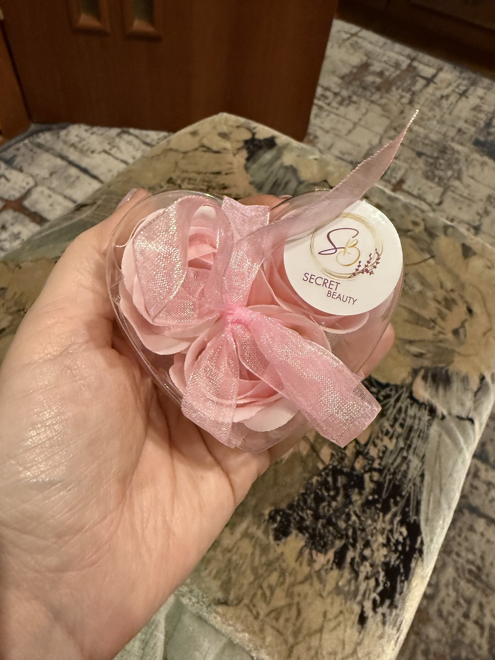 Фотография покупателя товара Мыльные розочки, розовые, набор 3 шт. - Фото 6