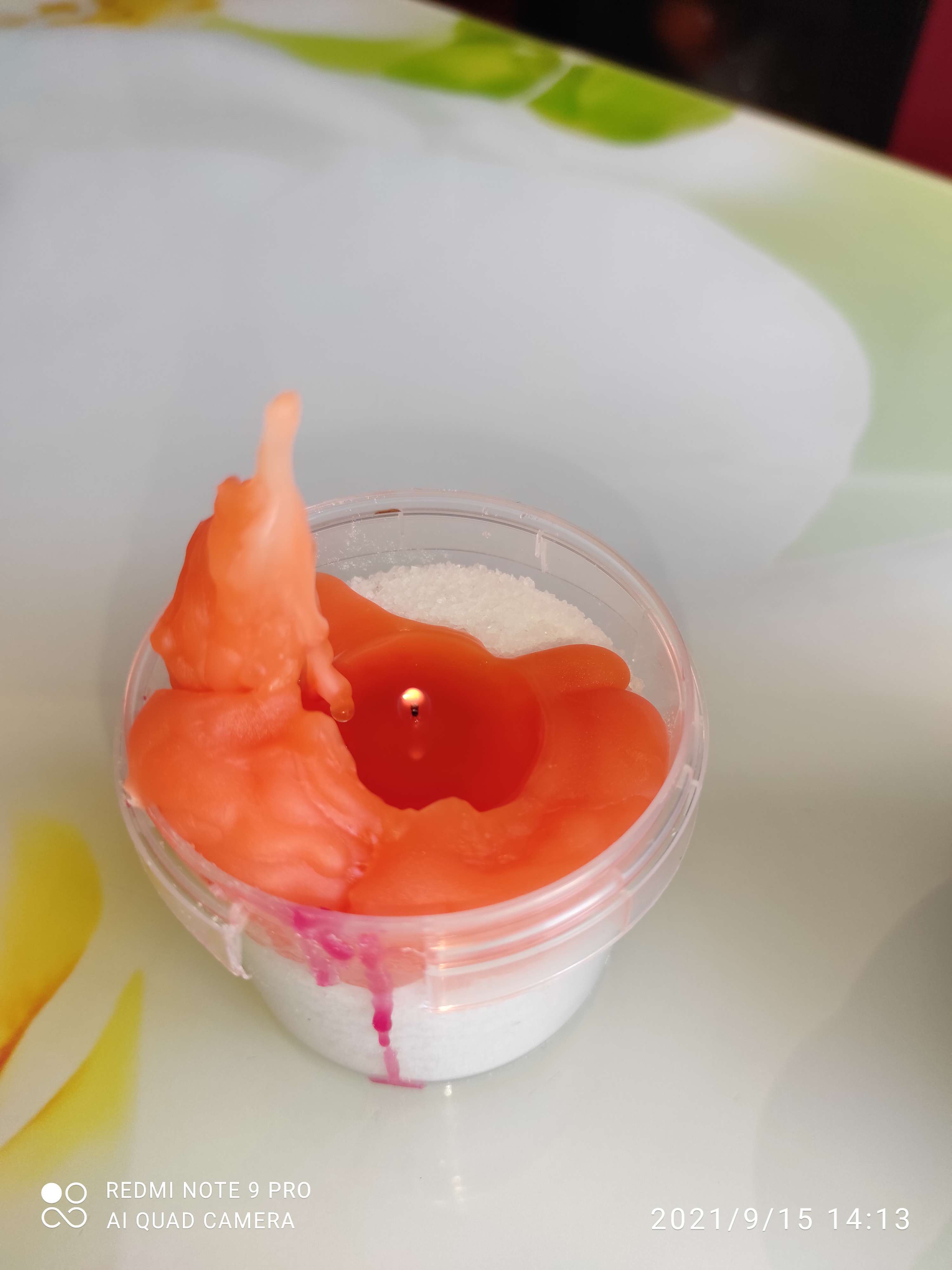 Фотография покупателя товара Свеча столовая ароматическая "Апельсин", 17х2 см, 40 гр - Фото 1