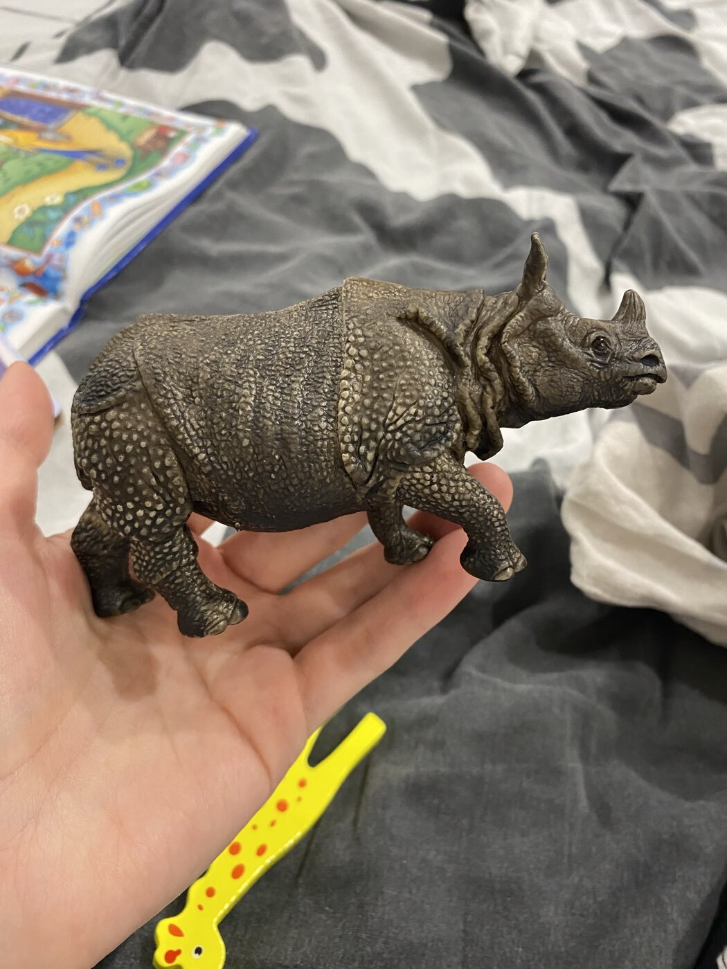 Фотография покупателя товара Фигурка животного «Носорог» - Фото 2