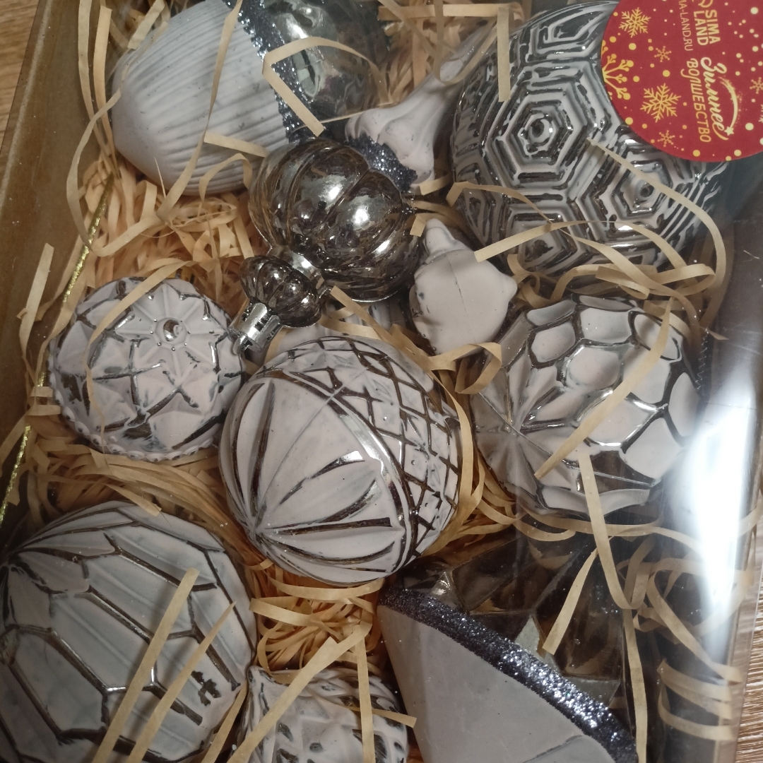 Фотография покупателя товара Ёлочные игрушки «Киссин», шары новогодние, набор 11 шт., сиреневый - Фото 1