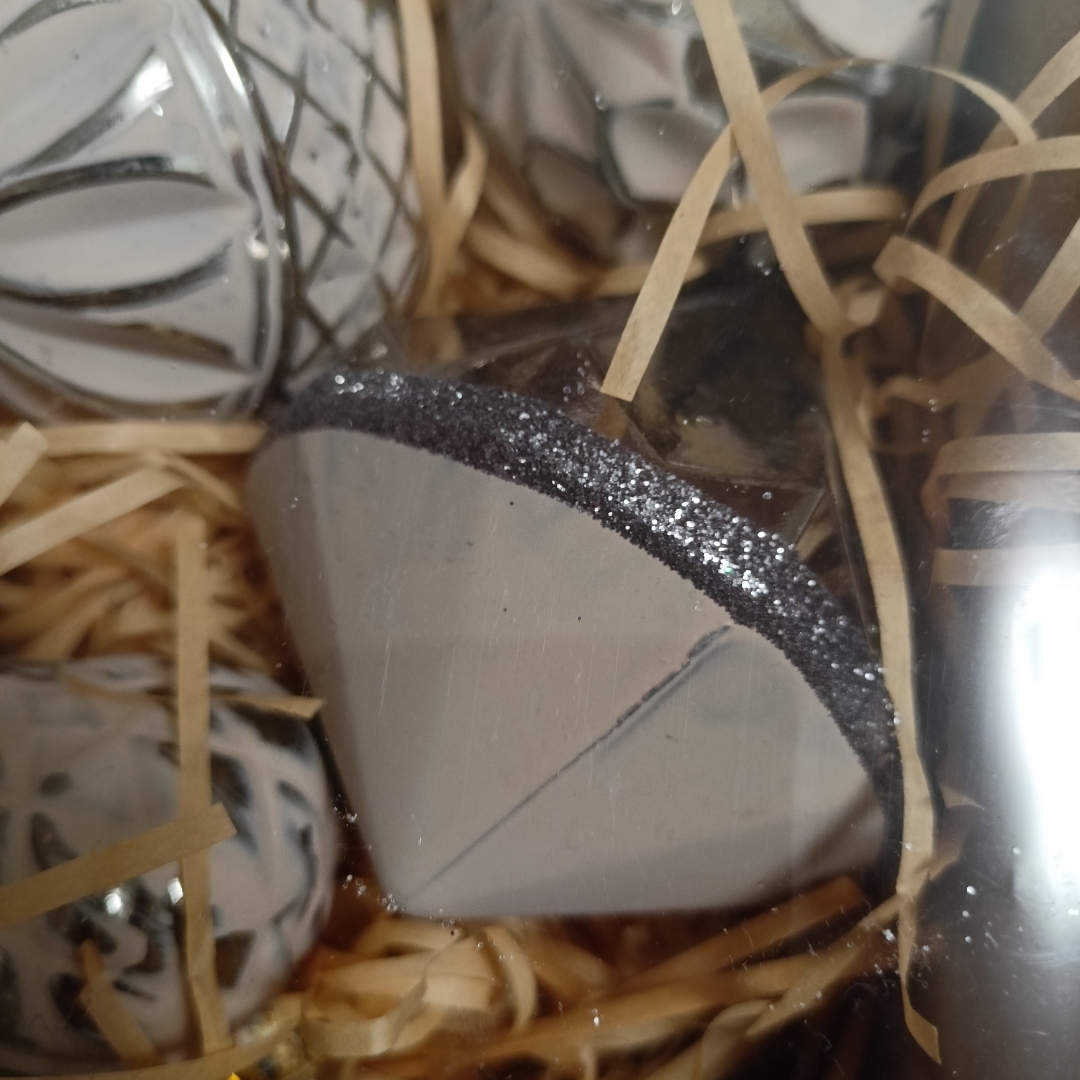 Фотография покупателя товара Ёлочные игрушки «Киссин», шары новогодние, набор 11 шт., сиреневый - Фото 2