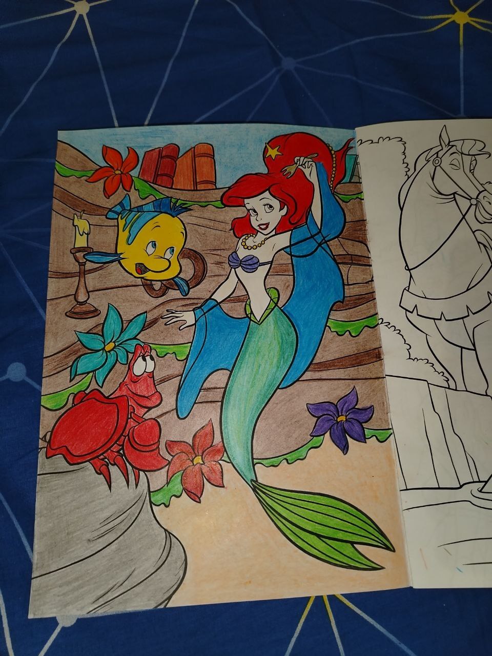 Фотография покупателя товара Раскраска, А4, 16 стр., Принцессы - Фото 3