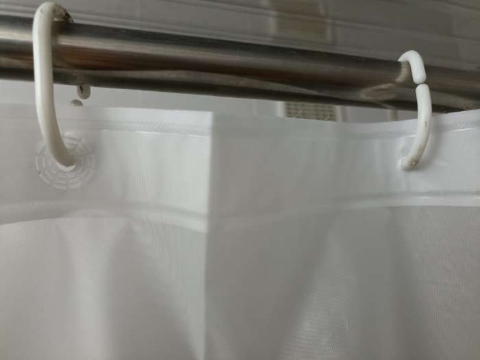 Фотография покупателя товара Штора для ванной Доляна «Луиза», 180×180 см, EVA - Фото 2