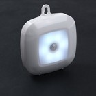 Фотография покупателя товара Светильник светодиодный с датчиком движения, 6 LED, 2.5 Вт, от батареек 3*AAA, 6500К, свечение холодное белое - Фото 1